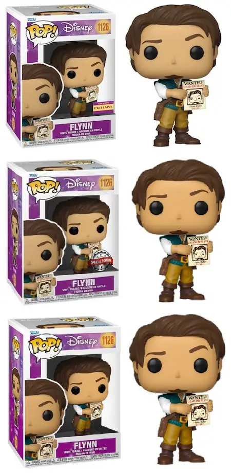 Product images - 1126 Flynn - AAA Anime Exclusive - Special Edition and Common Disney Animation Pops