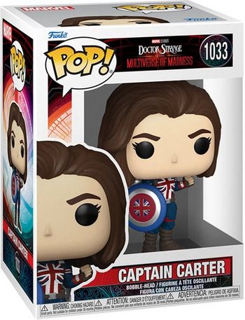 Product image 1033 Doctor Strange in the Multiverse of Madness Captain Carter Funko Pop Vinyl Figure