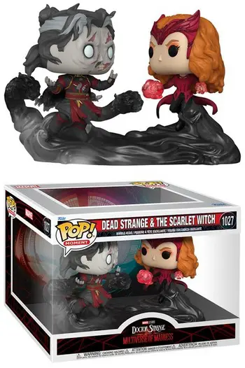 Funko Product image 1027 Doctor Strange in the Multiverse of Madness - Dead Strange and The Scarlet Witch Funko Pop Moment