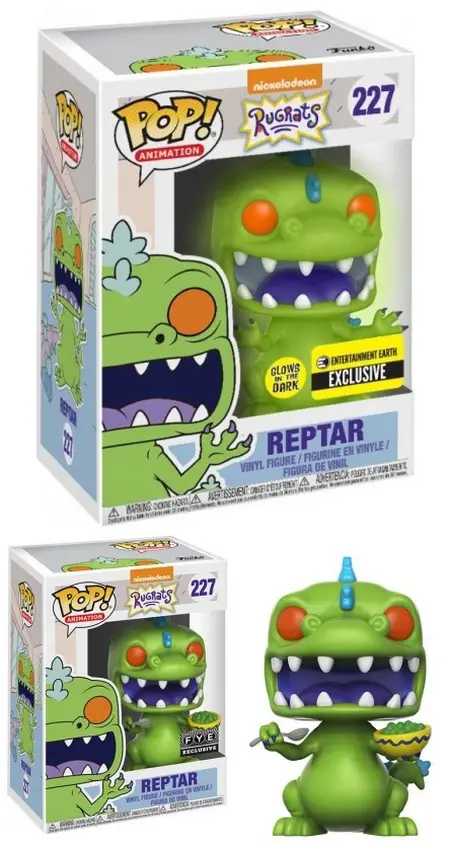 Product image Reptar GITD - Entertainment Earth - Reptar with Cereal - FYE