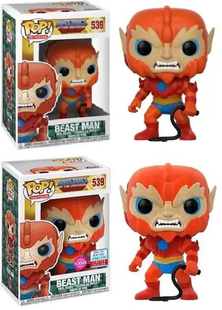Product image 539 Beast Man and Beast Man Flocked - 2017 NYCC Exclusive