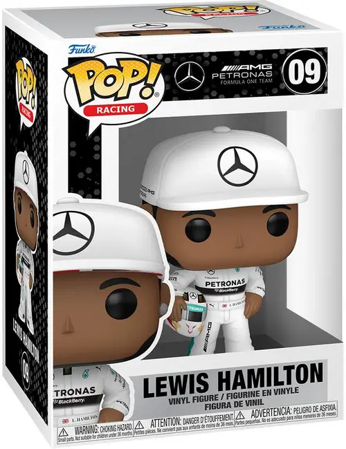 09 Formula 1 Lewis Hamilton with Helmet Funko Pop!