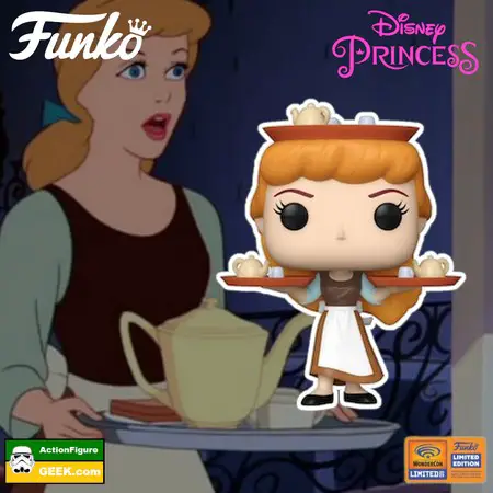 1332 Disney Princess Cinderella with Trays Funko Pop! WonderCon 2023