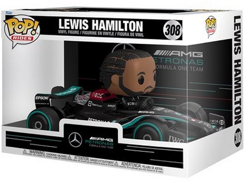 308 Formula 1 Mercedes Lewis Hamilton Super Deluxe Funko Pop! Rides