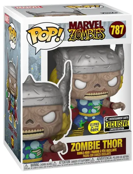 Product image 787 Funko Pop Marvel Zombies Thor Entertainment Earth Exclusive Glow In The Dark and Special Edition