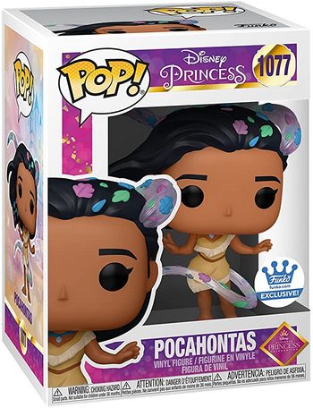 Product image 1077 Disney Ultimate Princess: Pocahontas with Leaves FunkoShop Exclusive