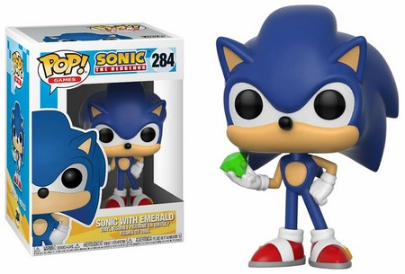 Product image 284 Sonic with Emerald - Funko Pop Sonic The Hedgehog Figures