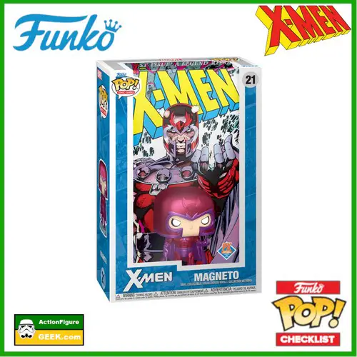 21 X-Men 1991 Magneto Comic Cover Funko Pop Px Exclusive and Special Edition