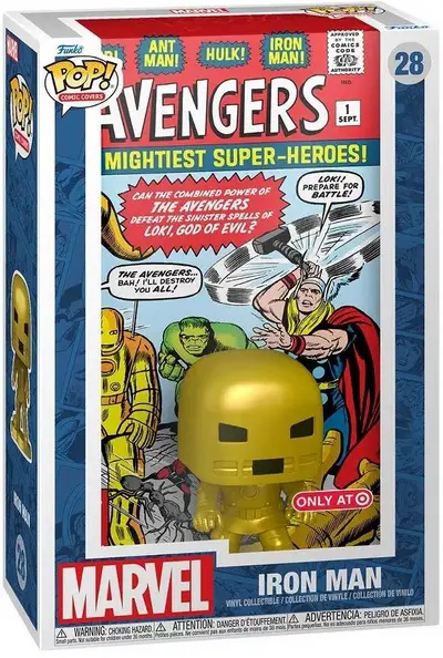 28 Iron Man -Avengers #1 - Funko Pop! Comic Cover