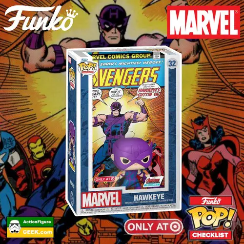32 Hawkeye -Avengers 109 Funko Pop! Comic Cover!