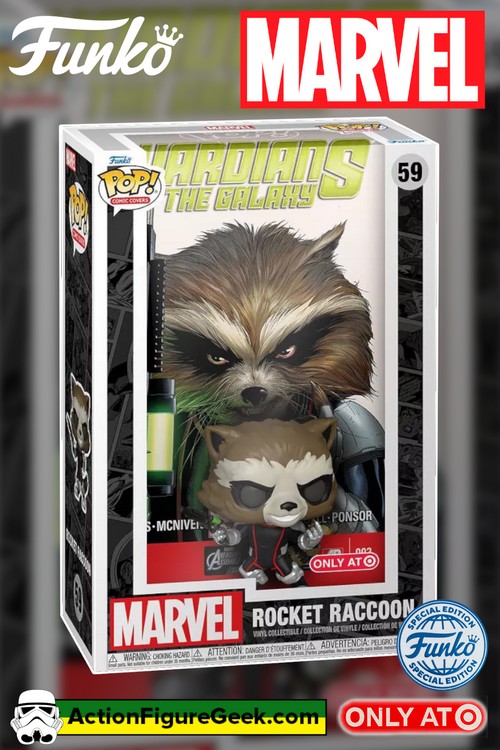 59 Guardians of the Galaxy Rocket Racoon Target Exclusive and Special Edition Funko Pop!