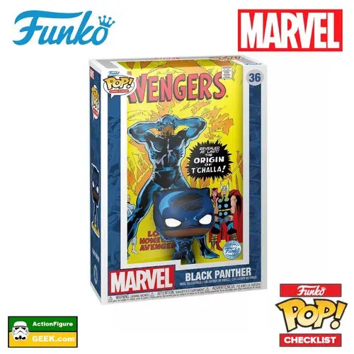 36 Black Panther - Avengers 87 Comic Cover Funko Pop!