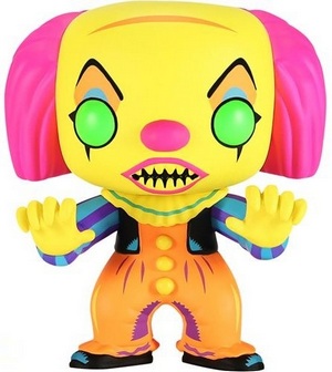 Product image IT Pennywise Black Light Pop Vinyl Figure - Entertainment Earth Exclusive