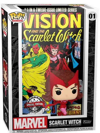 Product image 01 Scarlet Witch Funko pop Comic Cover