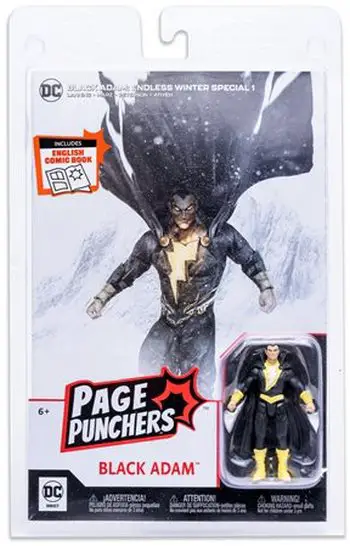 Product image Black Adam: Endless Winter Black Adam Page Punchers 3-Inch Action Figure with Black Adam: Endless Winter #1 Comic Book