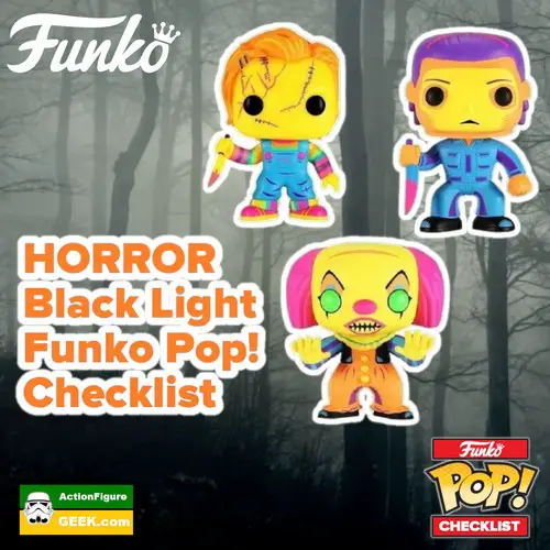 Horror Black Light Funko Pop Checklist