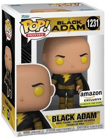 Product image 1231 Black Adam (Flying) Funko Pop GITD Amazon Exclusive