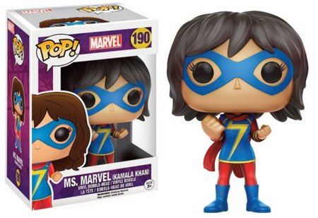 Funko pop image 190 Kamala Khan - Marvel Comic Pop