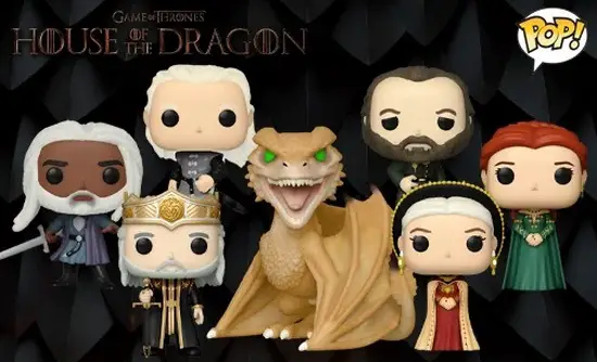 Product image - new House of Dragon Funko Pops