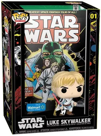 Product image 01 Luke Skywalker Comic Cover - Walmart Exclusive - Star Wars Funko Pop Comic Covers
