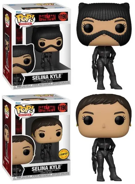 Product image 1190 Selina Kyle and Selina Kyle Chase Variant - The Batman Funko Pop Movie Figures