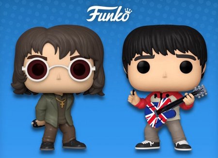 Noel and Liam Gallagher Funko Pops - Walmart 2-pack bundle