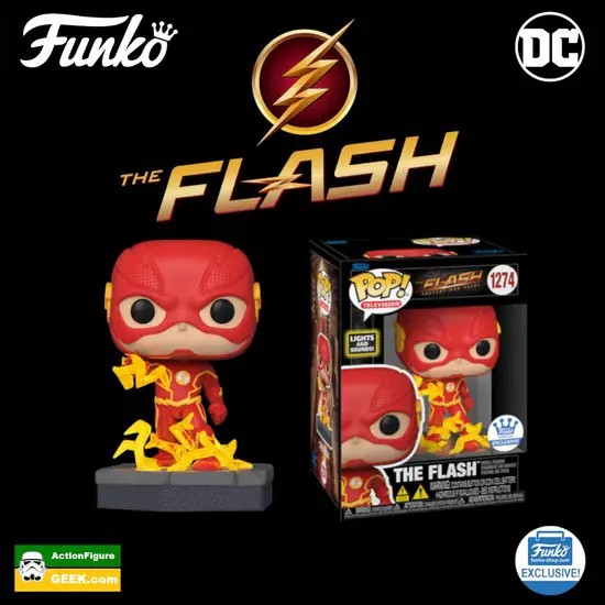 The Flash Funko Shop Exclusive lights and sound