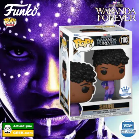 Product image 1103 Black Panther 2: Wakanda Forever – Shuri Purple Suit Funko Shop Exclusive and Special Edition