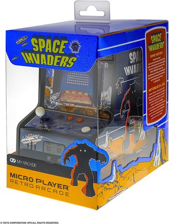 Space Invaders Retro Micro Player by My Arcade