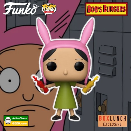 Funko Pop! Bob's Burgers Louise Belcher With Condiments