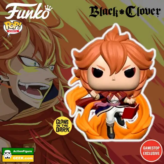 Black Clover – Mereoleona With Flame Fists GITD Funko Pop GameStop and Crunchyroll Exclusive