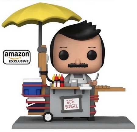Product image Bob with Burger Cart Deluxe – Amazon Exclusive - Bob's Burgers Funko Pops