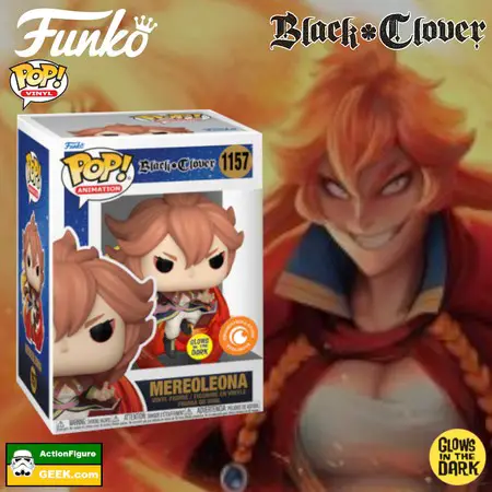 Funko Product Black Clover – Mereoleona With Flame Fists GITD Funko Pop Crunchyroll Exclusive