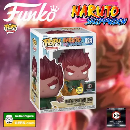 Product image Naruto Might Guy Eight Inner Gates Glow in the Dark Chalice Collectibles Exclusive and Funko Special Edition