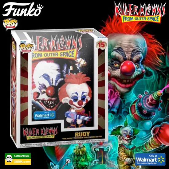 15 Killer Klowns from Outer Space - Rudy Funko Pop VHS Cover Walmart Exclusive