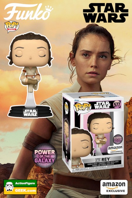 Product image Star Wars POTG Rey Funko Pop Vinyl Figure Amazon Exclusive