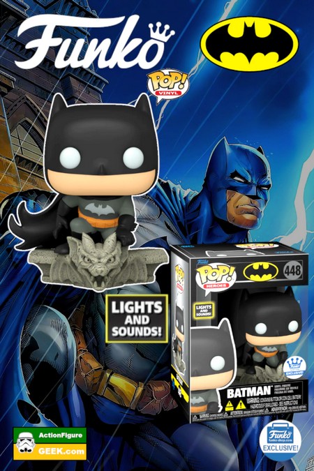 DC Batman Lights and Sound Funko Pop - Funko Shop Exclusive