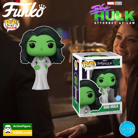 product image 1127 She-Hulk Gala Glitter Funko Pop