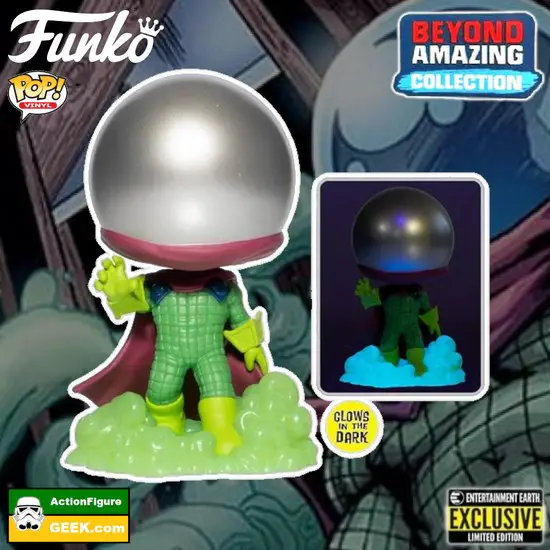 Funko Pop Marvel Mysterio 616 GITD Funko Pop Entertainment Earth Exclusive