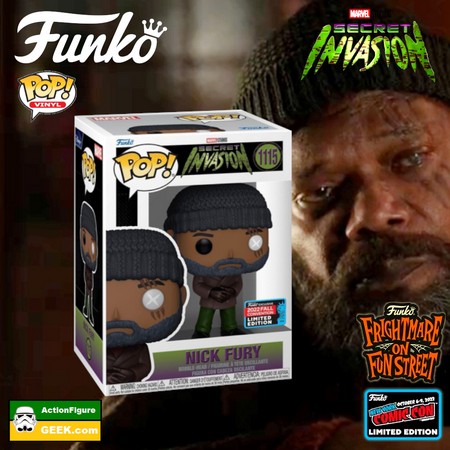 Nick Fury Secret Invasion Funko Pop NYCC Exclusive