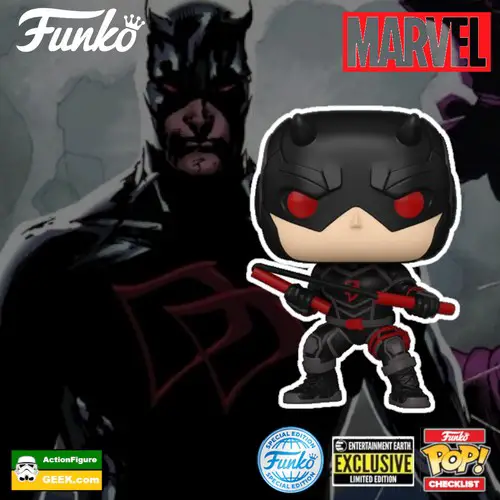 1323 Marvel Daredevil (Shadowland) Funko Pop! Entertainment Earth Exclusive and Funko Special Edition