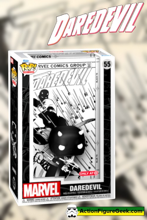 55 Daredevil - Black and White Daredevil #189 Comic Cover Funko Pop! Target Exclusive and Special Edition