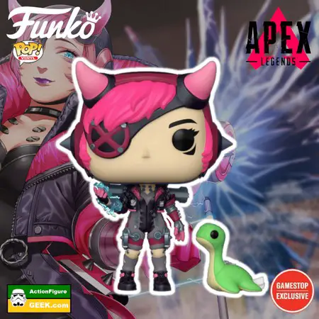 Product image Funko Pop Games: Apex Legends - Wattson with Nessie (Cyber Punked) GameStop Exclusive