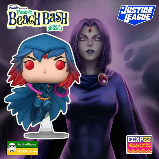 Product image DC Heroes - Justice League - Raven Funko Pop! - 2022 Comic Con Experience CCXP, 2022 Winter Convention, and Amazon Exclusive