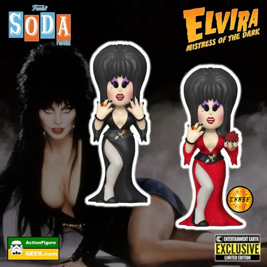 Elvira Funko Soda Figure - Entertainment Earth Exclusive