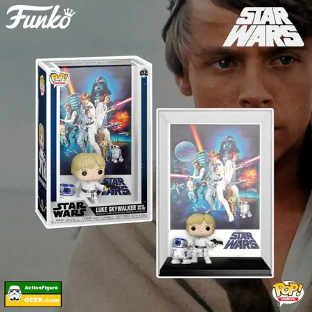 Product image Shop for the Funko Pop Movie Poster: Star Wars: Episode IV - A New Hope - Luke Skywalker with R2-D2 Pop Vinyl Figures