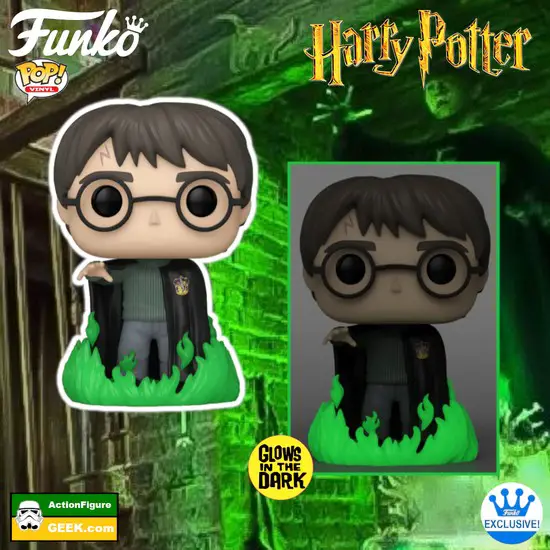Harry Potter With Floo Powder GITD Funko Pop Funko Shop Exclusive
