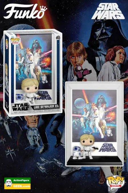 pRODUCT IMAGE Shop for the Funko Pop Movie Poster Luke Skywalker with R2-D2 Pop Vinyl Figures