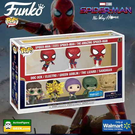 pRODUCT IMAGE Spider-Man: No Way Home 8-pack Funko Pop Walmart Exclusive