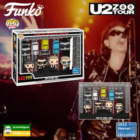 Funko Product image Shop for the Walmart Exclusive U2 Concert Moment  Zoo Tv Tour Funko Pop Vinyl Figures